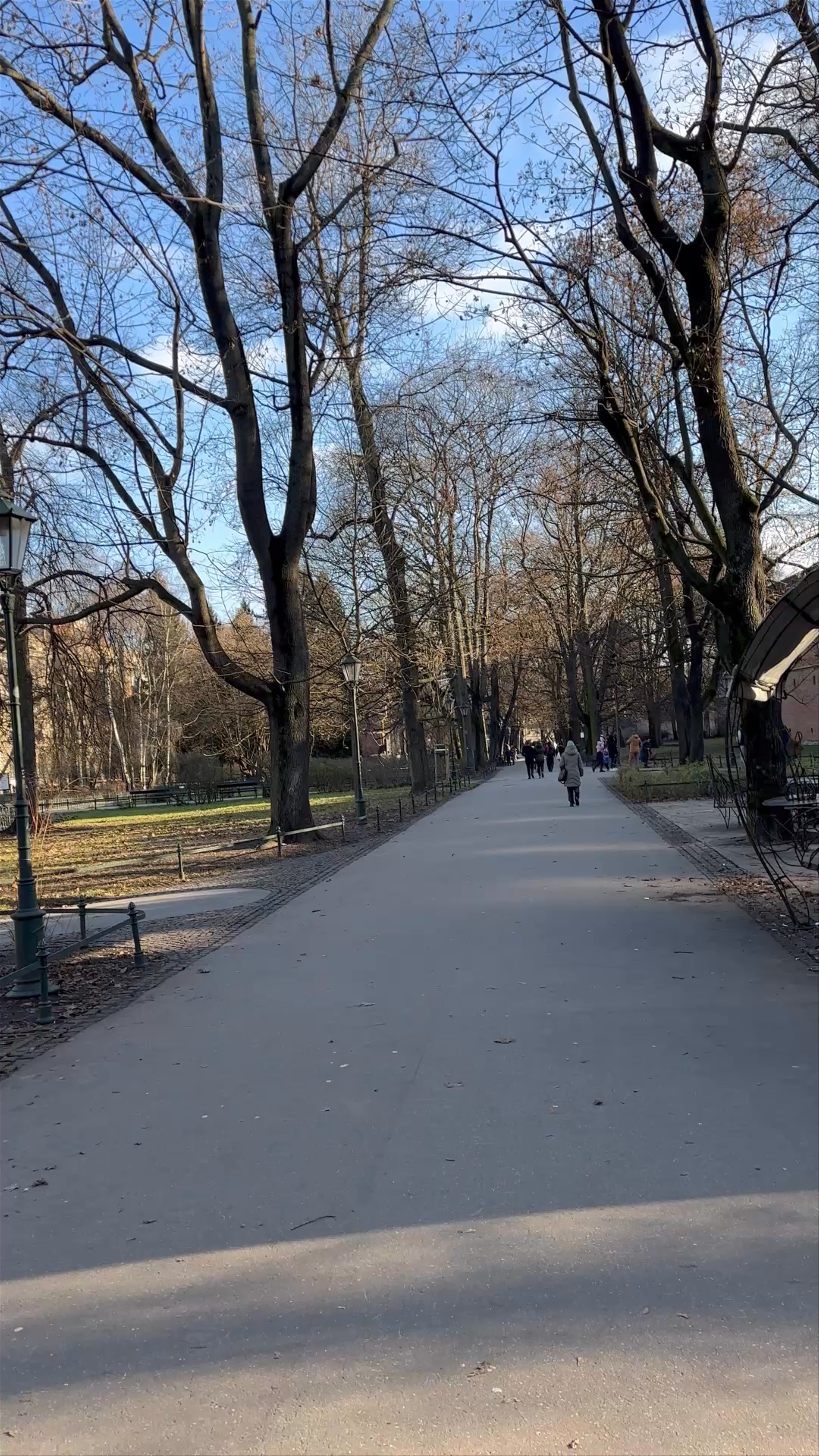 Strolling Through Planty Park in Kraków: A Winter Afternoon Escape