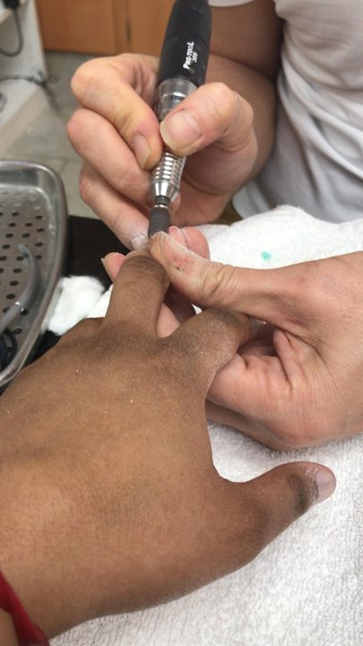 VIP Nails & Spa - Prepping my nails for the SNS powder! - Nail Salons Near Me - Anderson, South Carolina