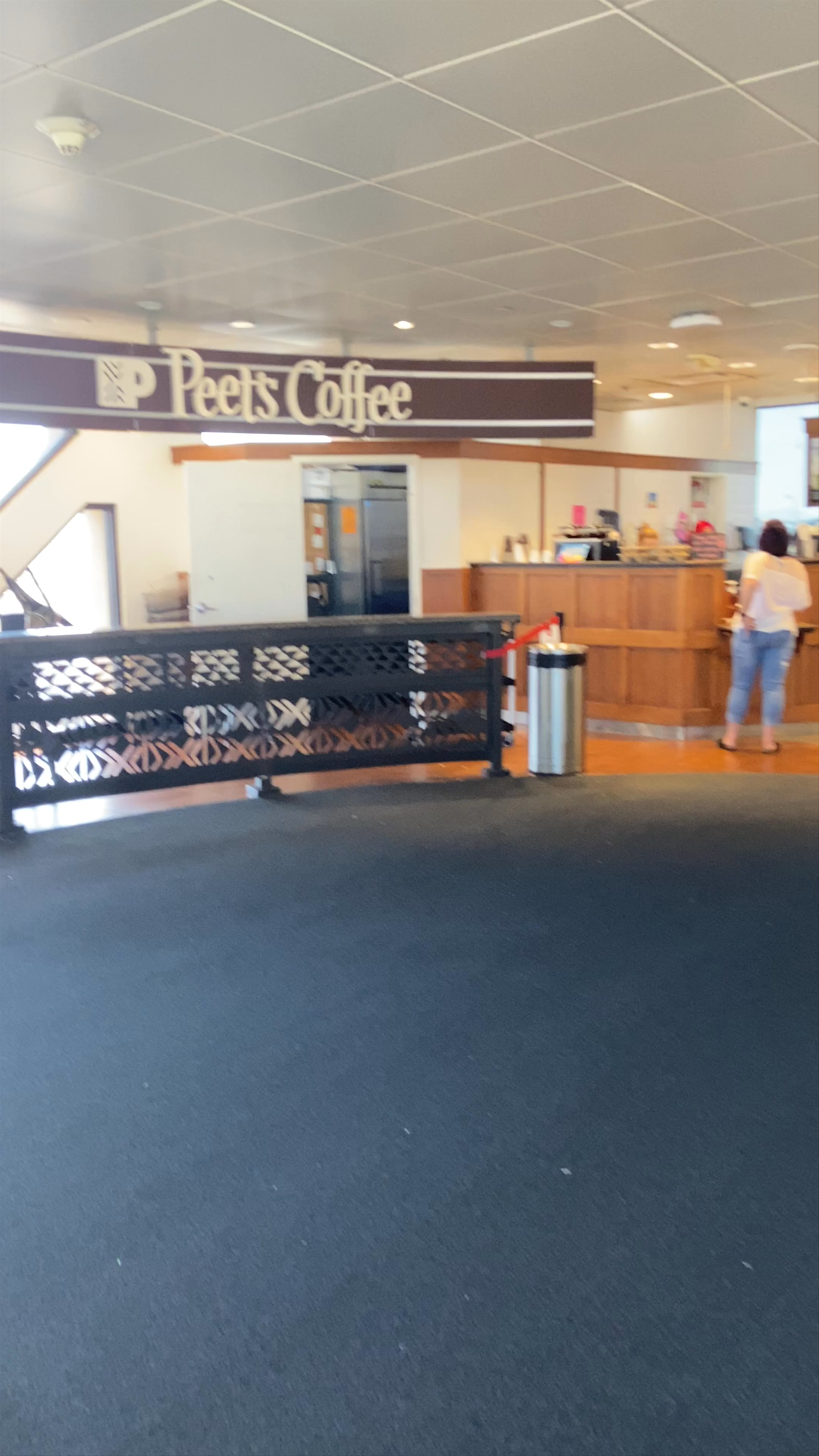 Peet's Coffee Experience at Airport Lounge in Dubai