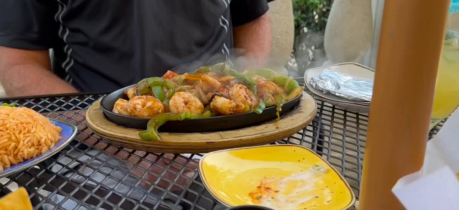 Monarca Mexican Cuisine & Tequila Bar - Sizzling shrimp fajita - Mexican Near Me - Ormond Beach, Florida