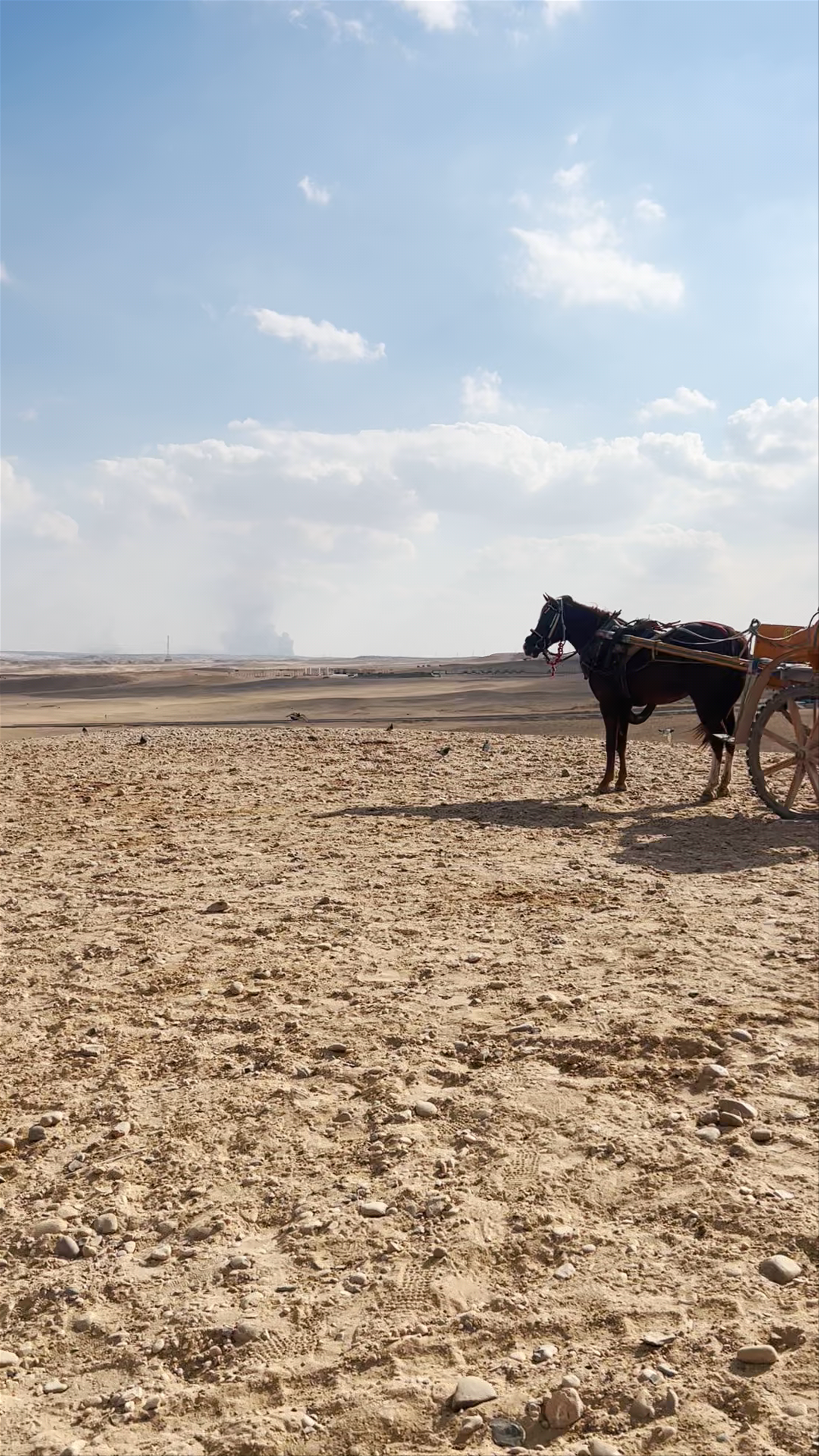 Panoramic View of the Giza Pyramids