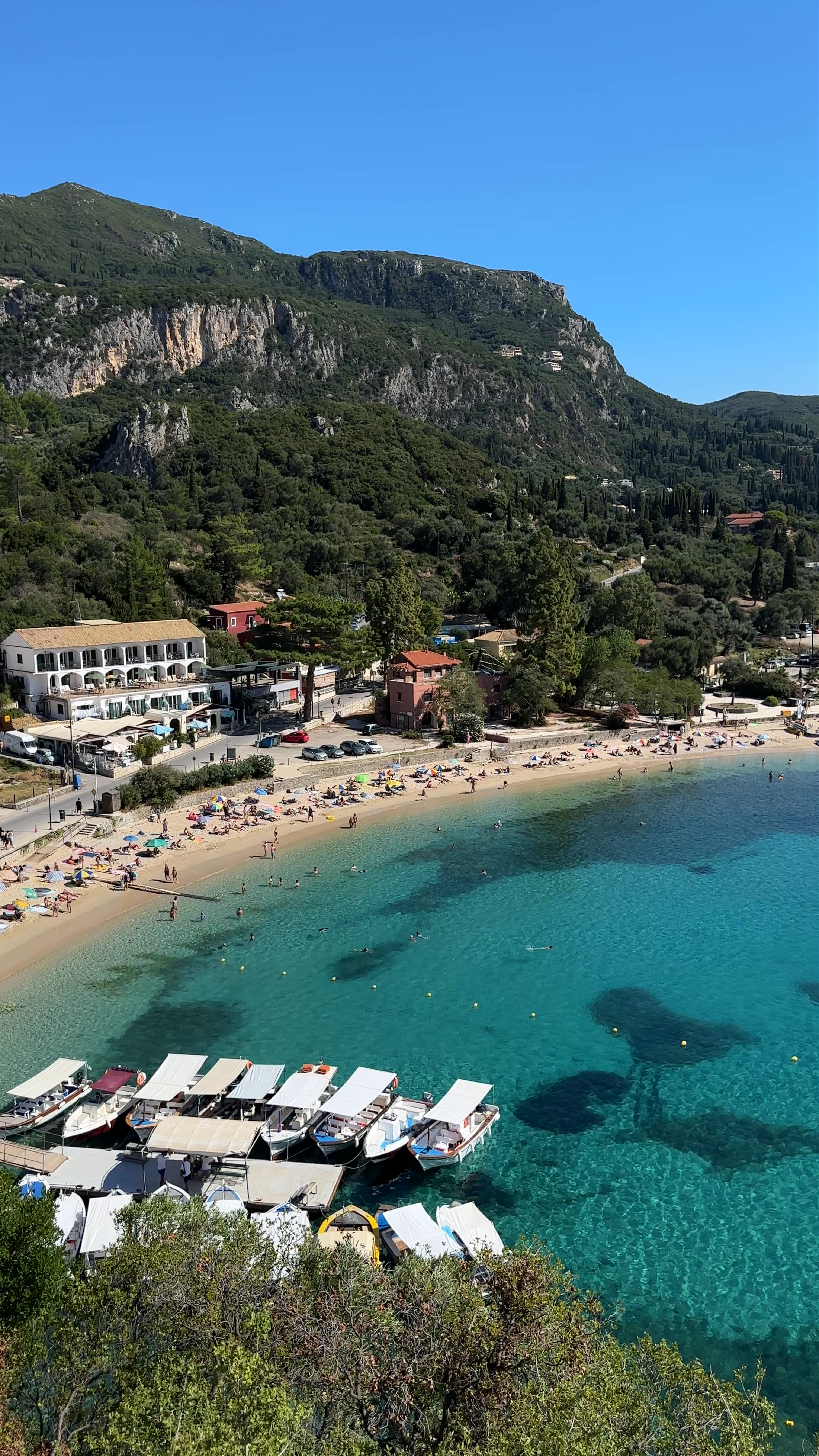 Spiros Beach Paleokastritsa: Serene Coastal Escape in Corfu, Greece