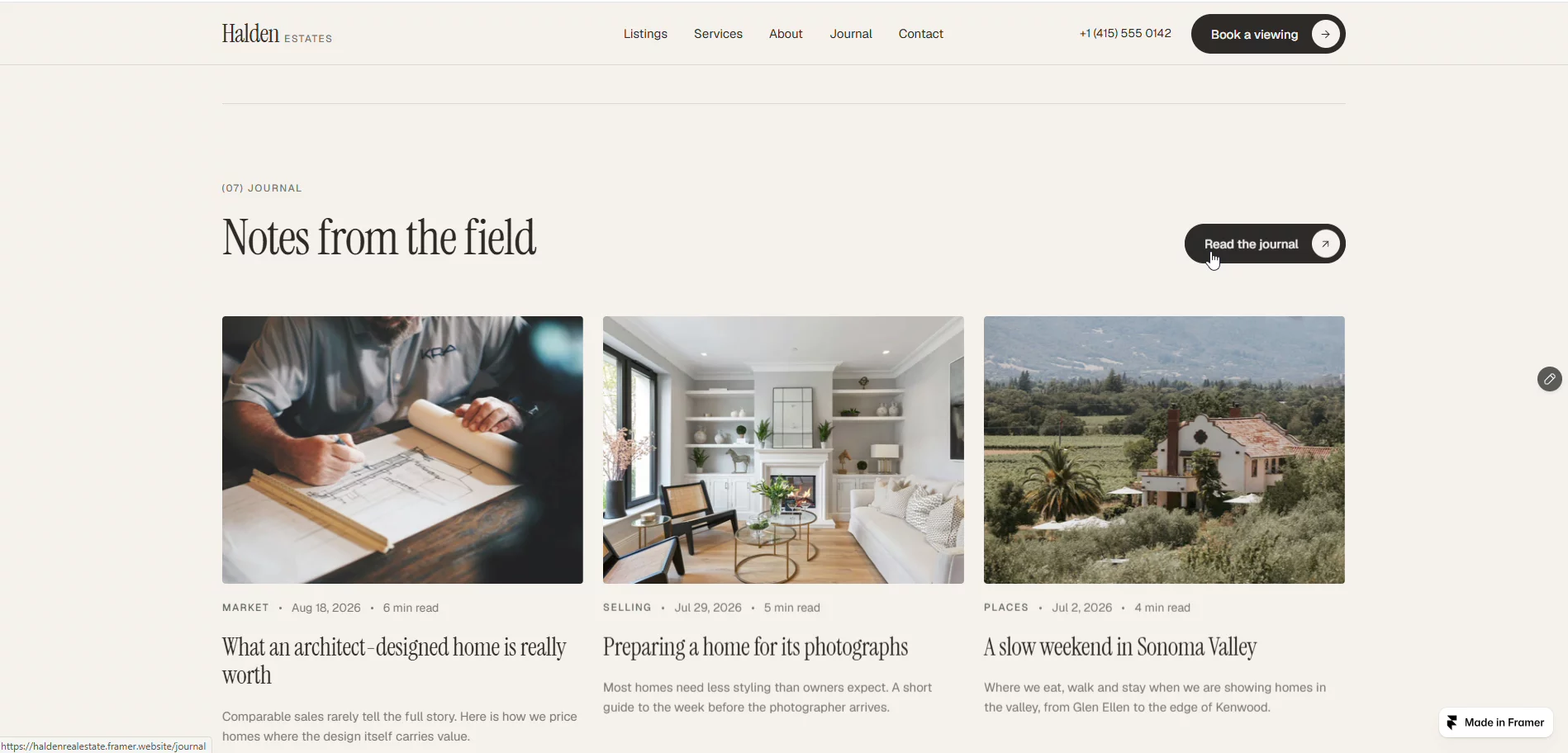 Halden Estates