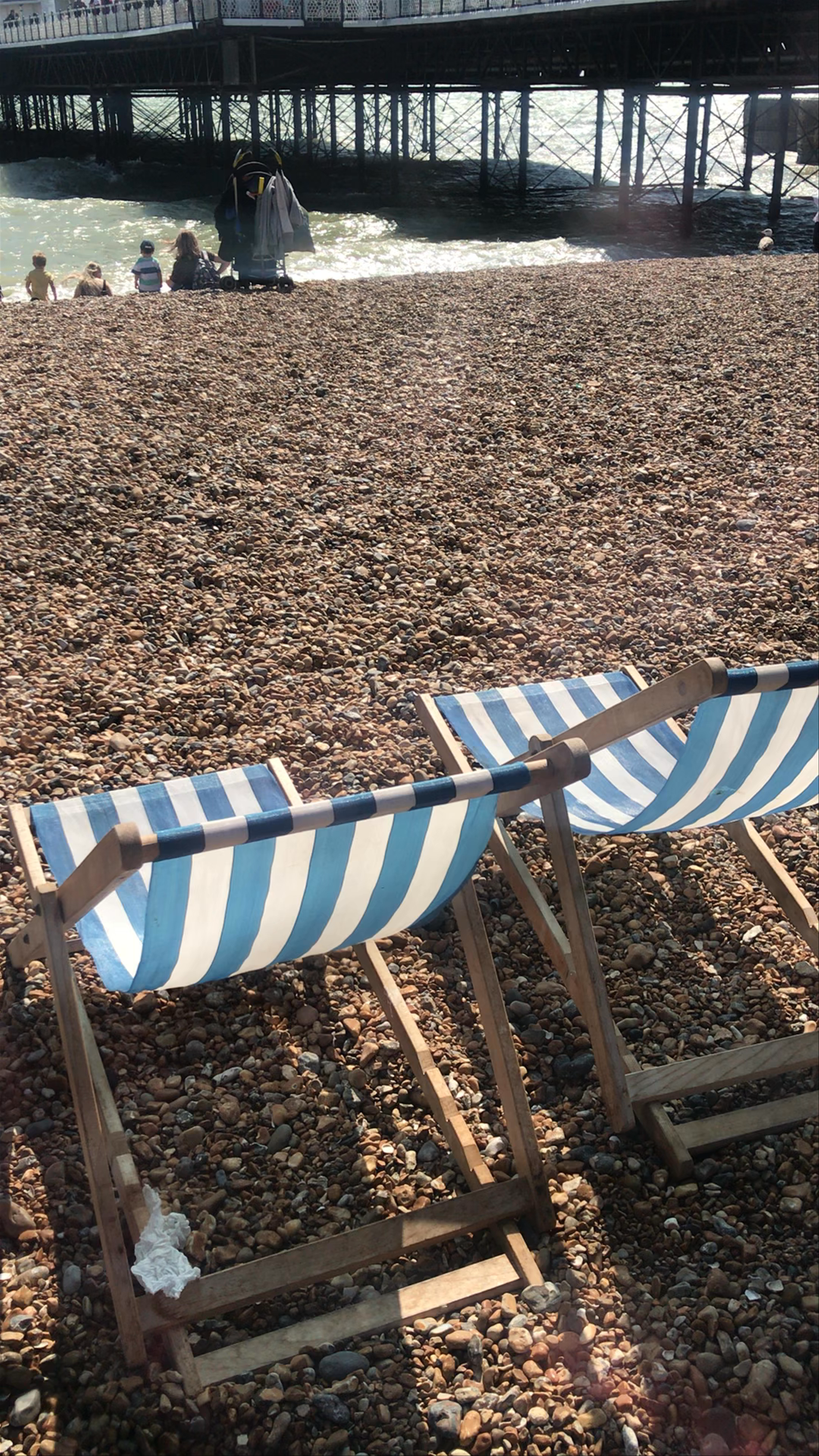 Brighton Pier and Pebble Beach Relaxation by the Sea