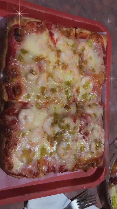 Colarusso's Cafe - Shrimp and pepper pizza - Pizza Near Me - Avoca, Pennsylvania