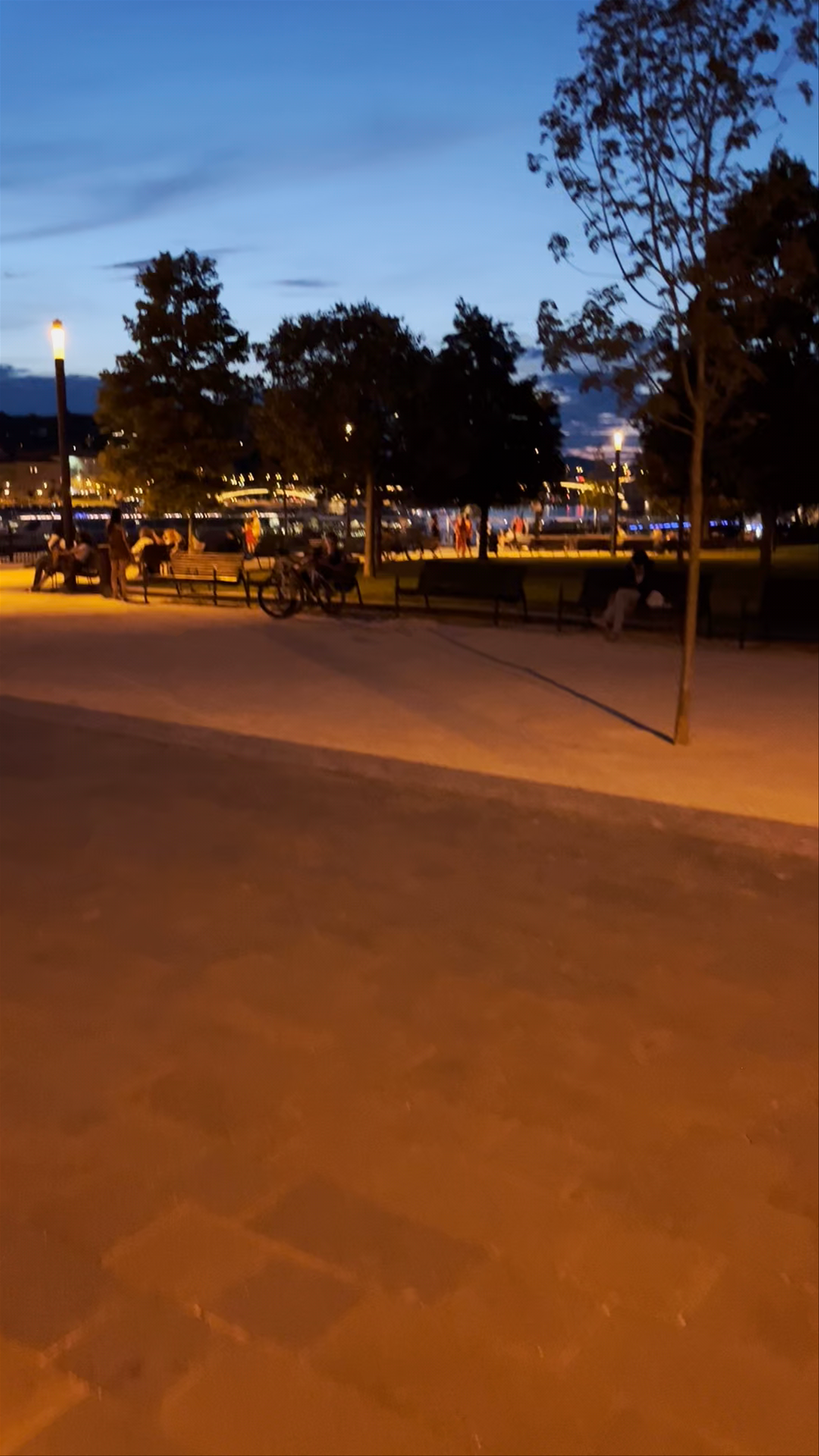Evening Serenity at István Tisza Monument, Budapest