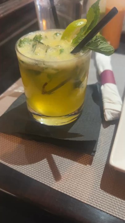 Mexiterranean Grill - Mango Mojito and chicken taco - Mediterranean Near Me - New York, New York