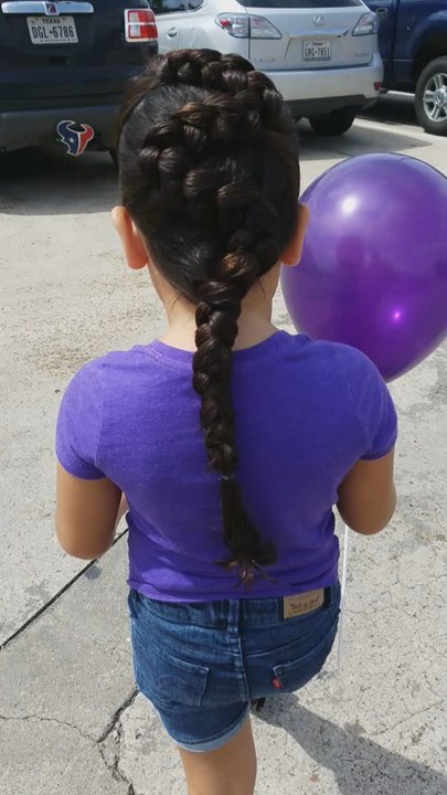 Sharkey's Cuts For Kids - Alma made my baby a beautiful braid! - Hair Salons Near Me - Houston, Texas