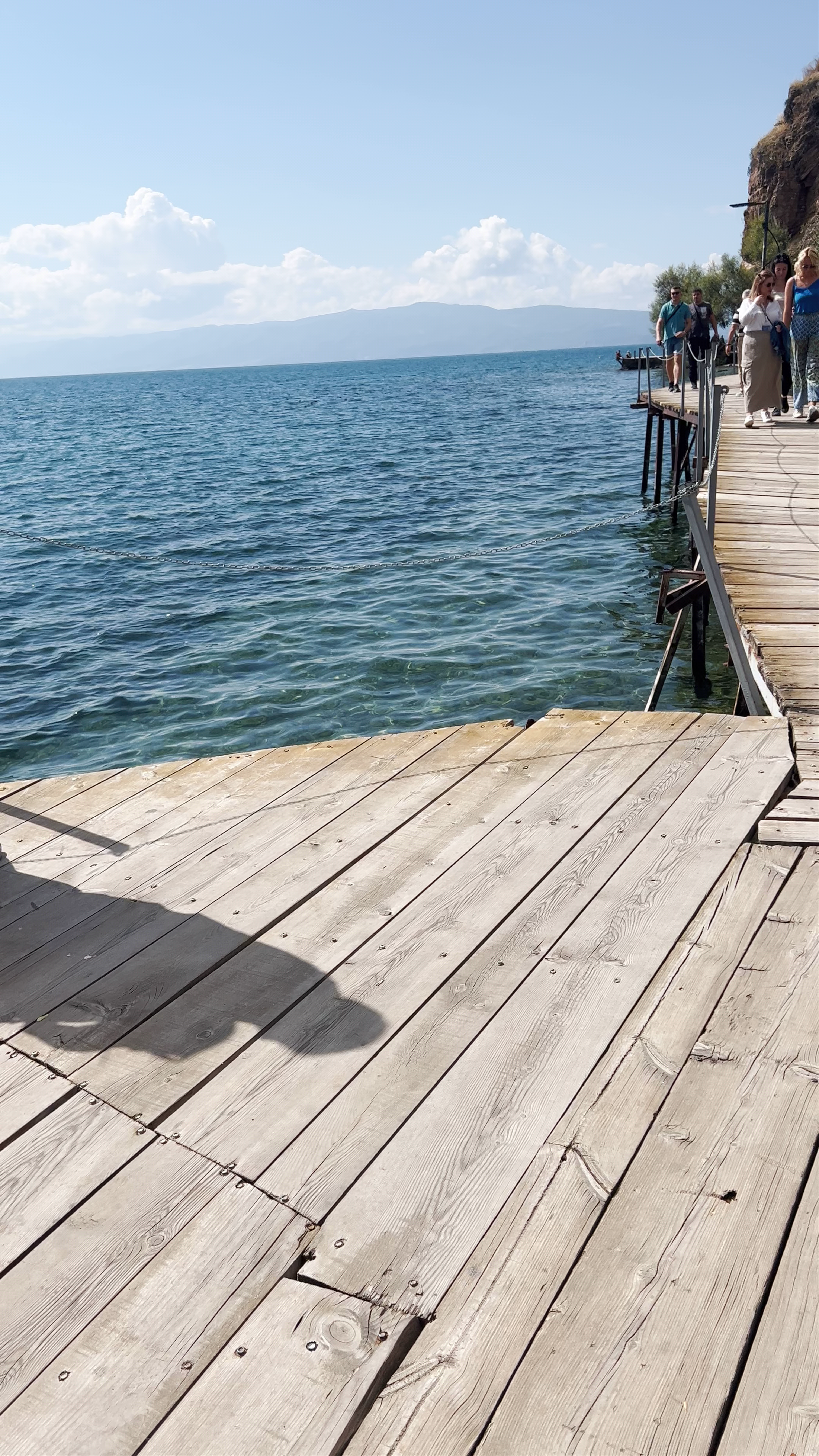 The Bridge of Wishes: A Serene Lakeside Stroll in Ohrid, North Macedonia