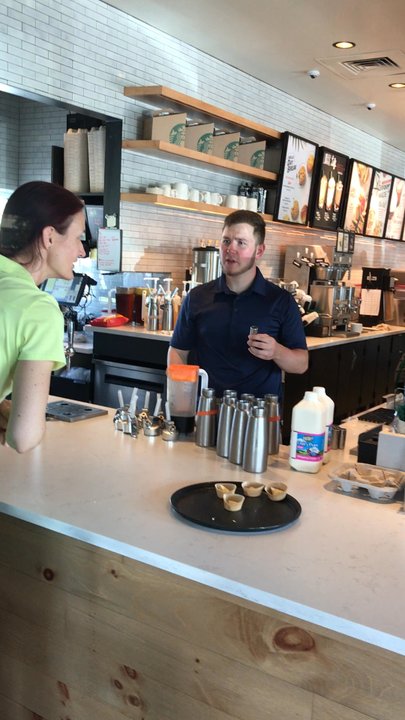 Starbucks - $3 TODAY After 3 PM please is very busy just be a little patient. May want to come inside drive-through worse - Coffee & Tea Near Me - Palm Coast, Florida
