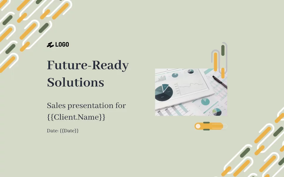 Preview of Sales Presentation Template