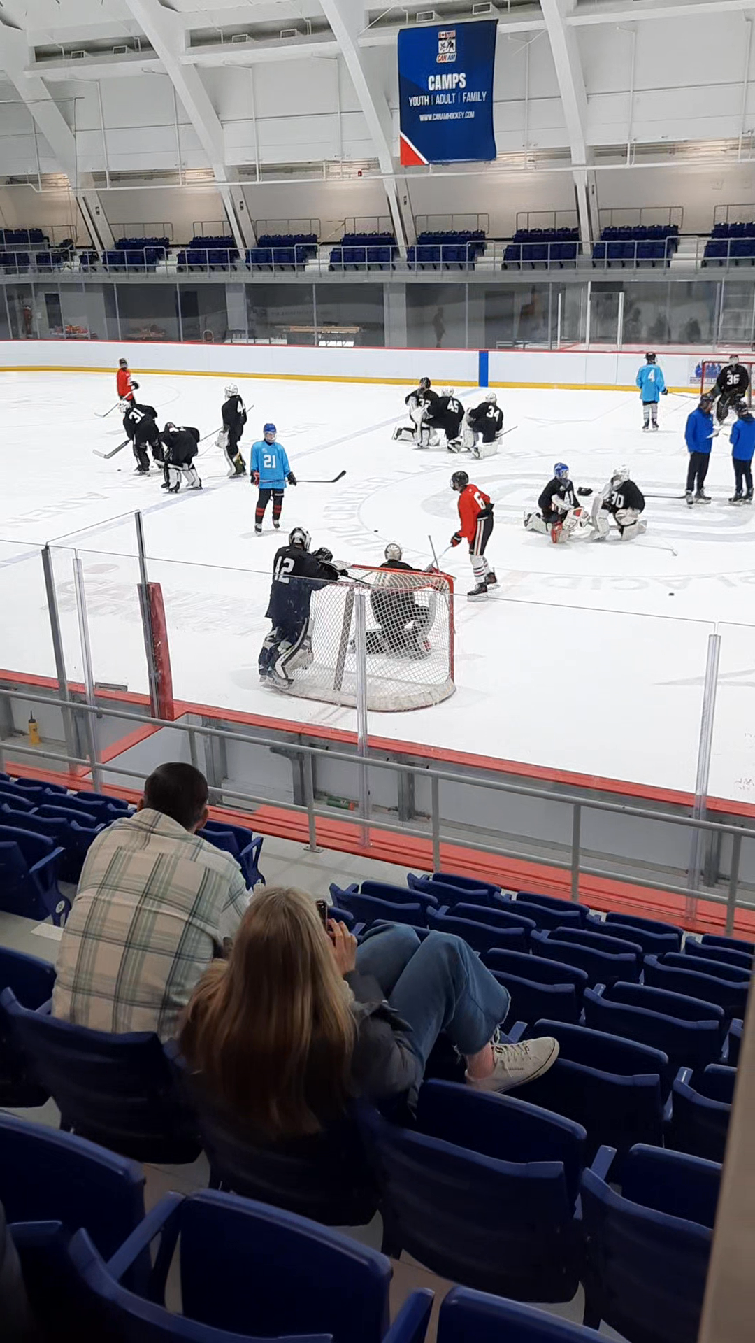 Eric Frank works at NYSAHA Spring Festival Tryouts 2011 Lake Placid.