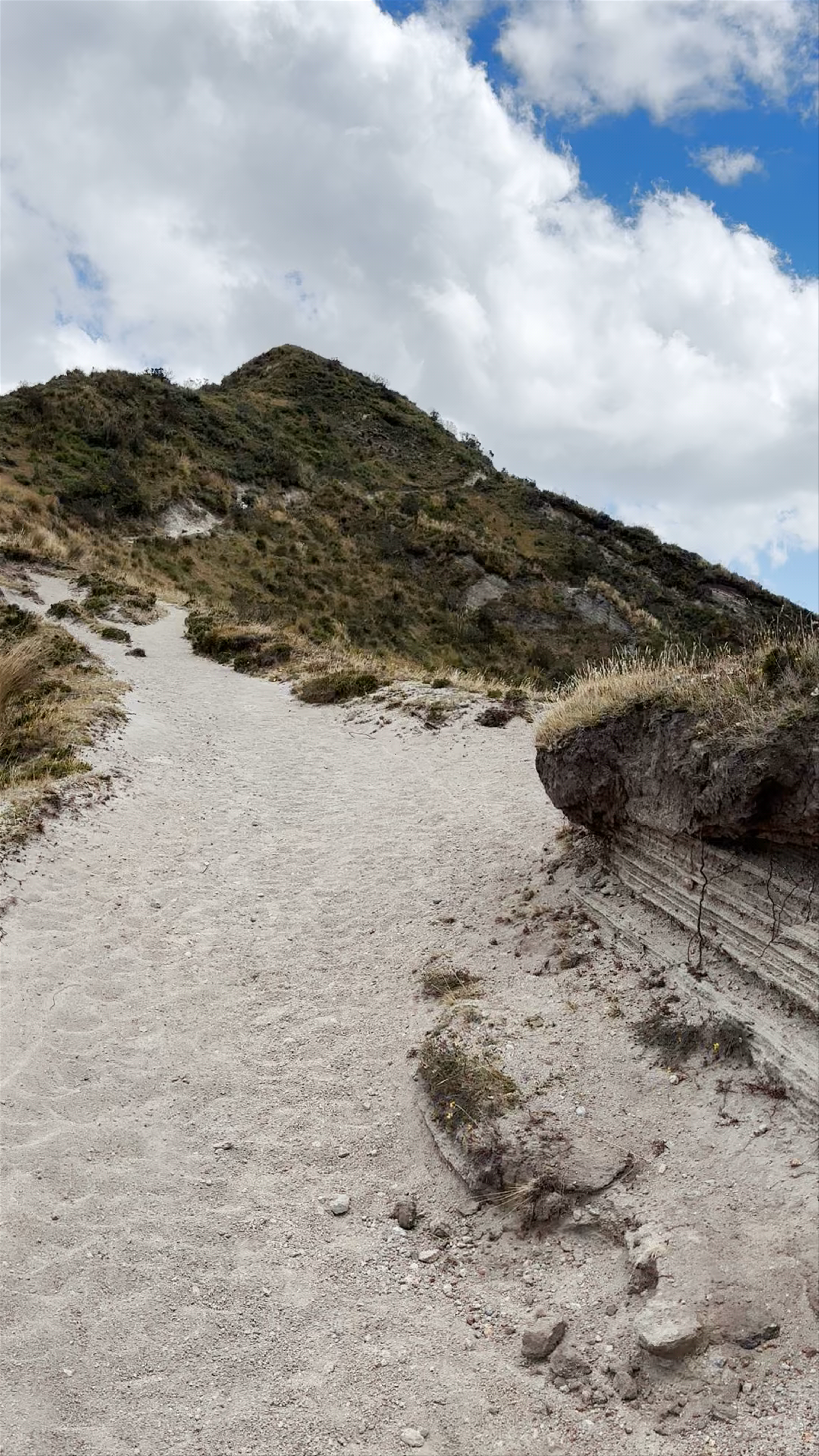 Scenic Hike Around Laguna de Quilotoa Crater Lake, Ecuador