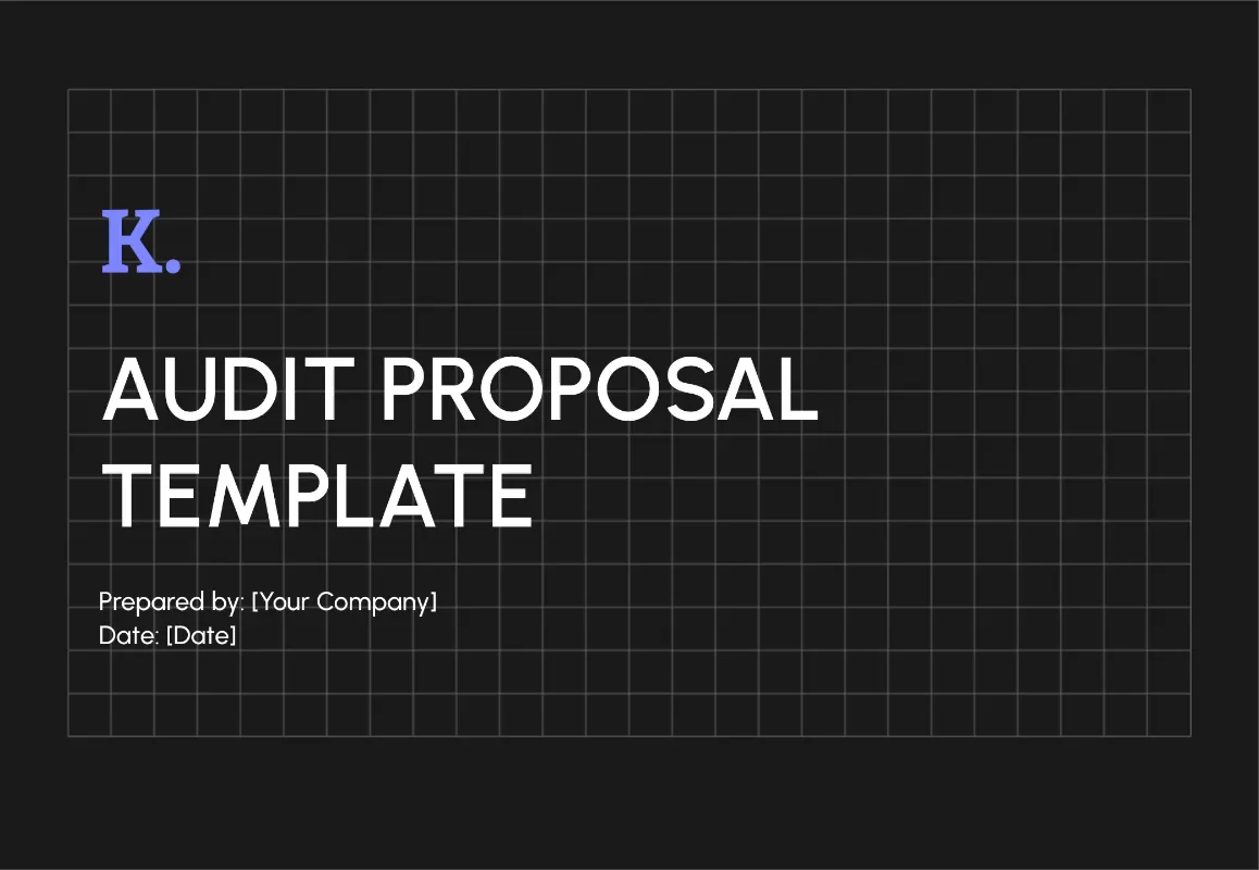 Preview of Audit Proposal Template