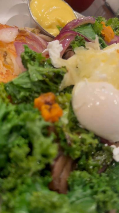 The Ruby - Johnson Street - Skinny Hash with a side of hollandaise - Breakfast & Brunch Near Me - Victoria, British Columbia