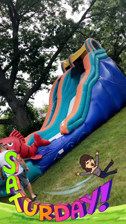Busy Bee Jumpers - Thanks Busy Bee Jumpers! Waterslide, dunk tank and slip and slide. - Party Equipment Rentals Near Me - Whitman, Massachusetts