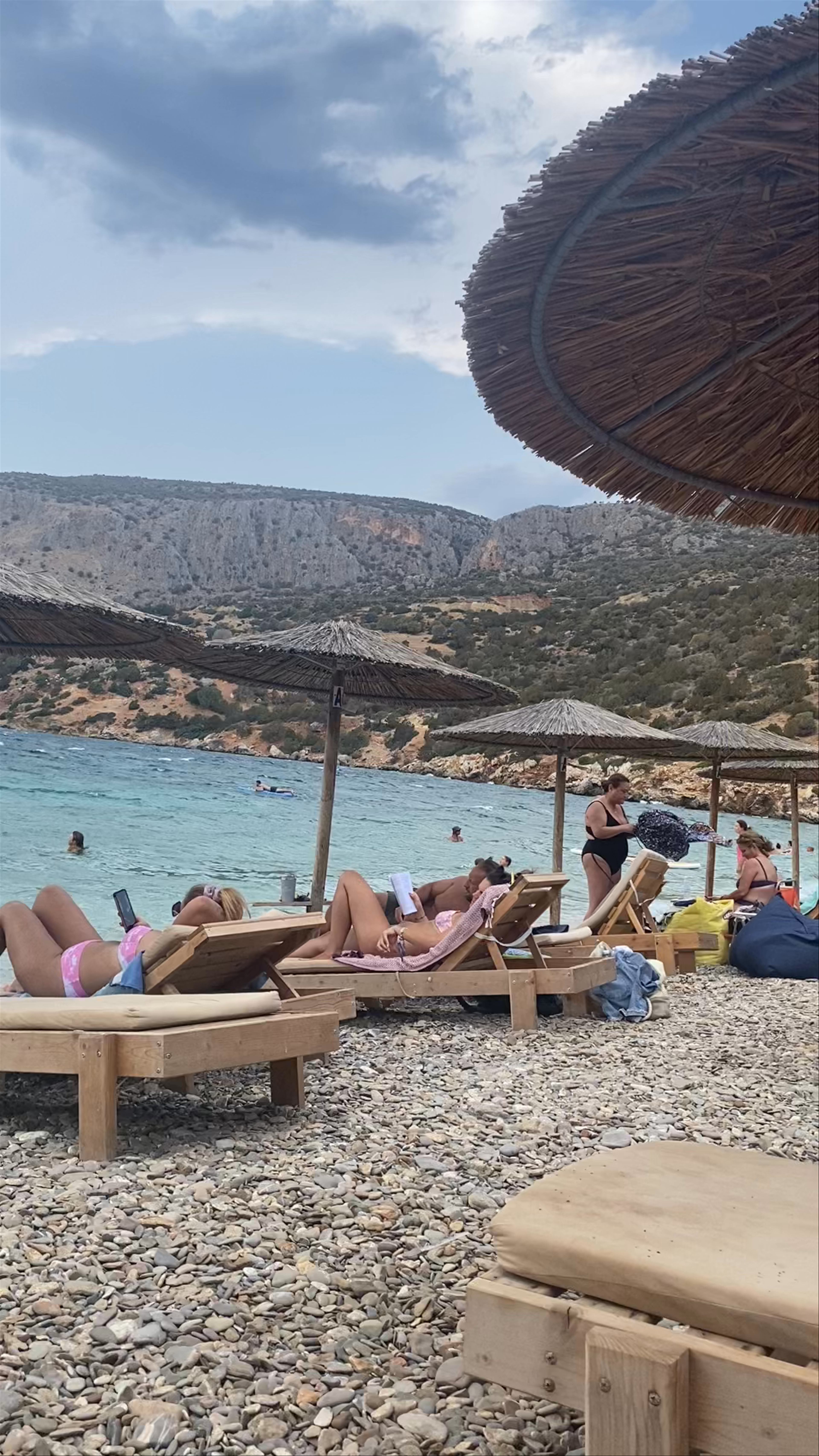 Peaceful Pebble Beach Retreat at Agios Vasilios, Greece