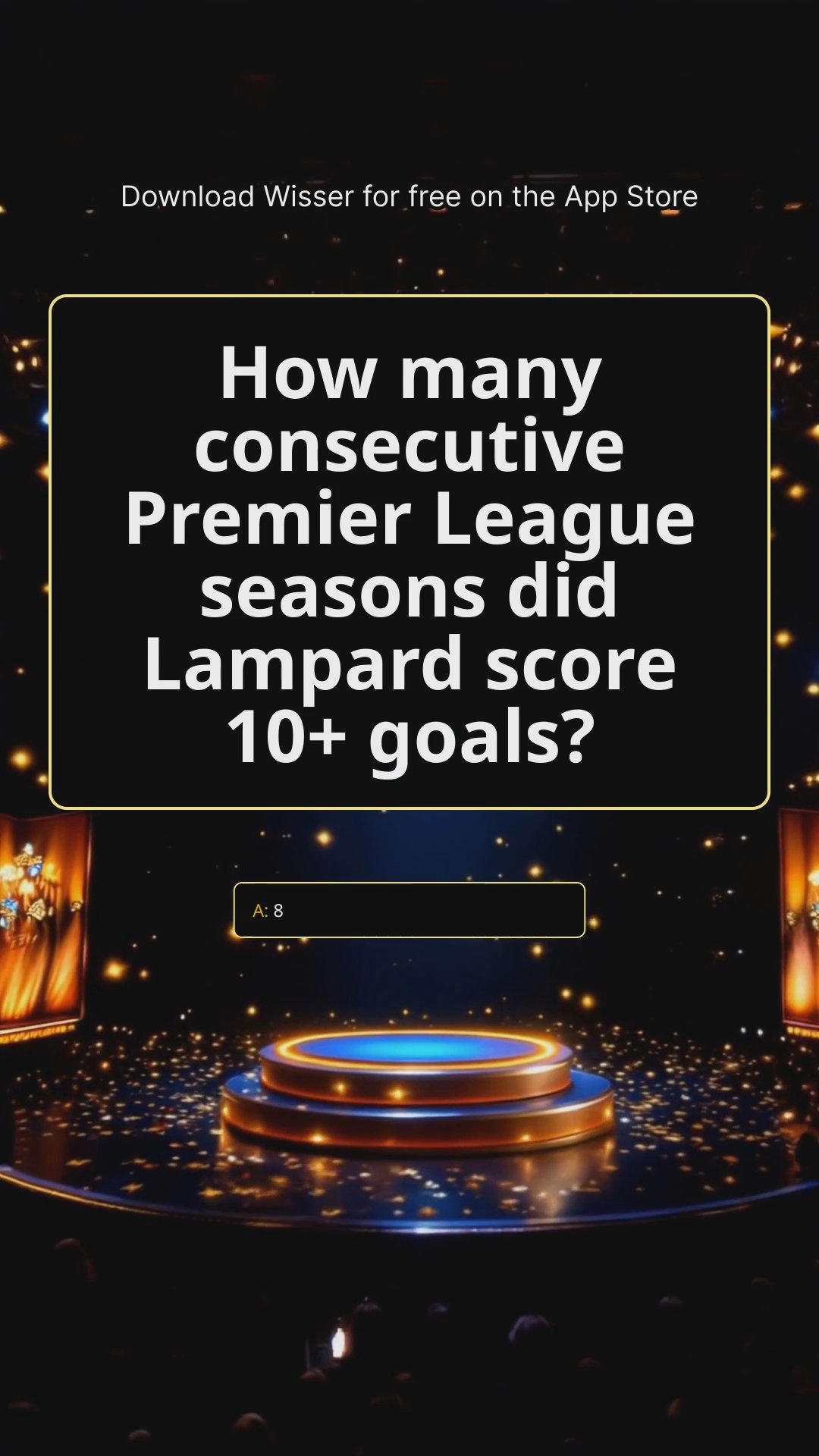 The Consistency of Frank Lampard