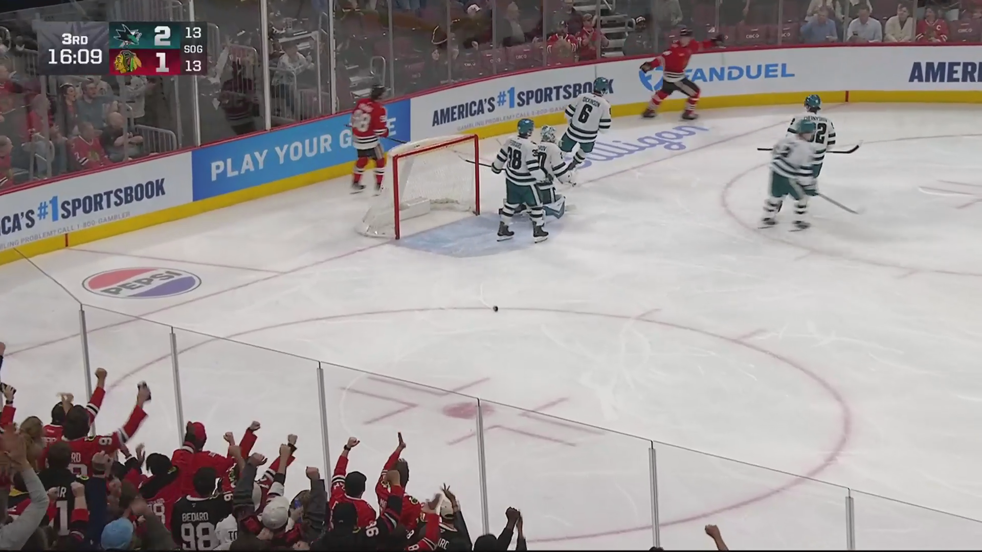 Bedard Leads Blackhawks' Comeback Win Over Celebrini and Sharks · Apr. 15, 2026