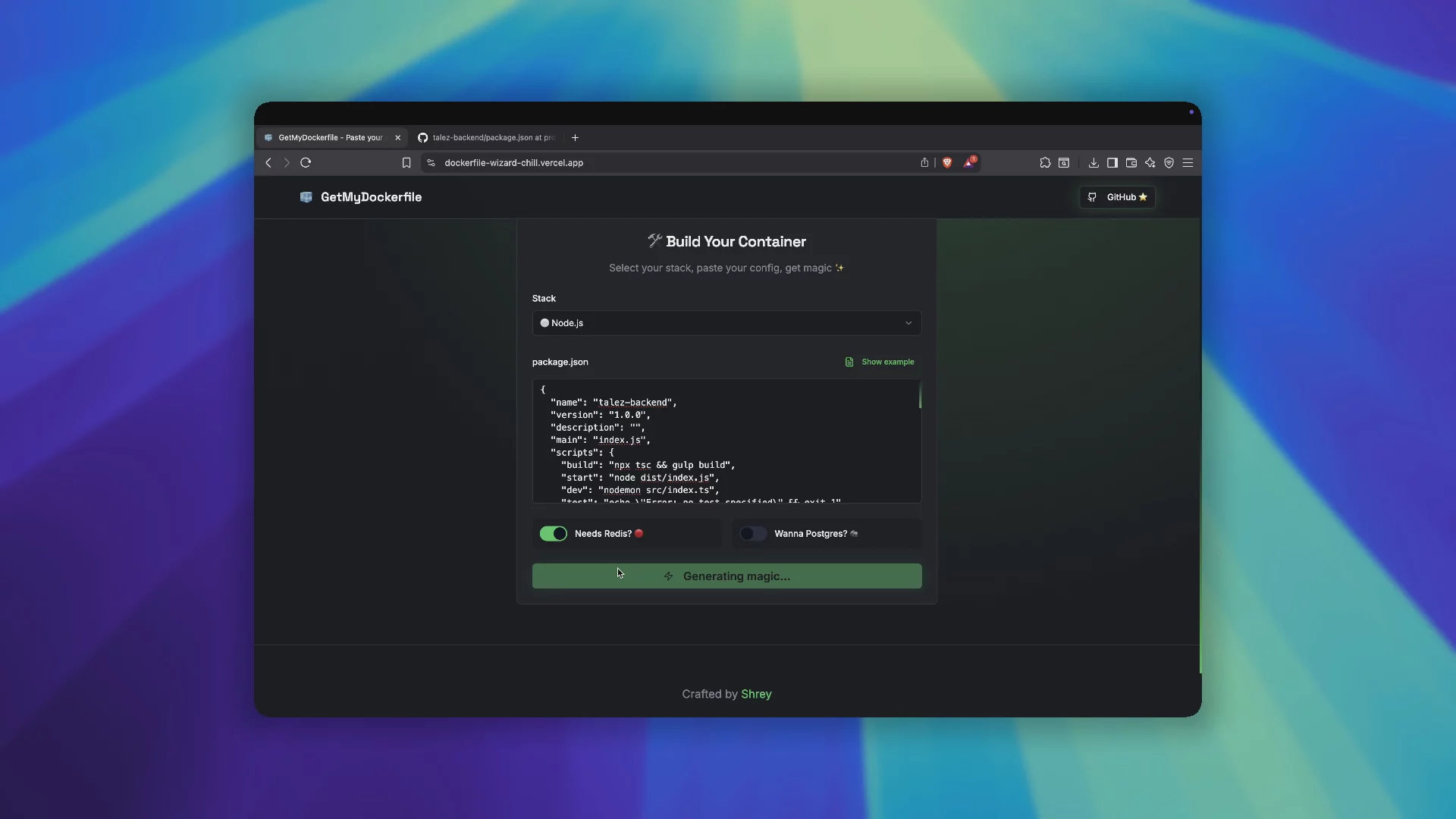GetMyDockerFile image 1
