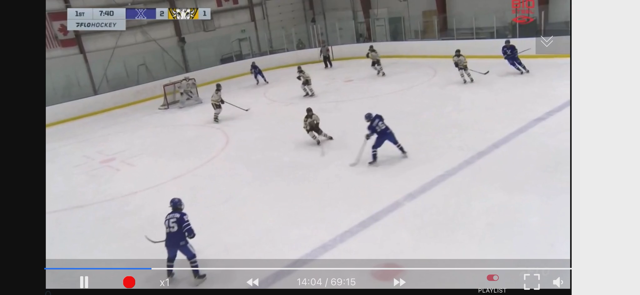 Wyatt Wentworth: Key Blocked Shot Highlight vs. NAX