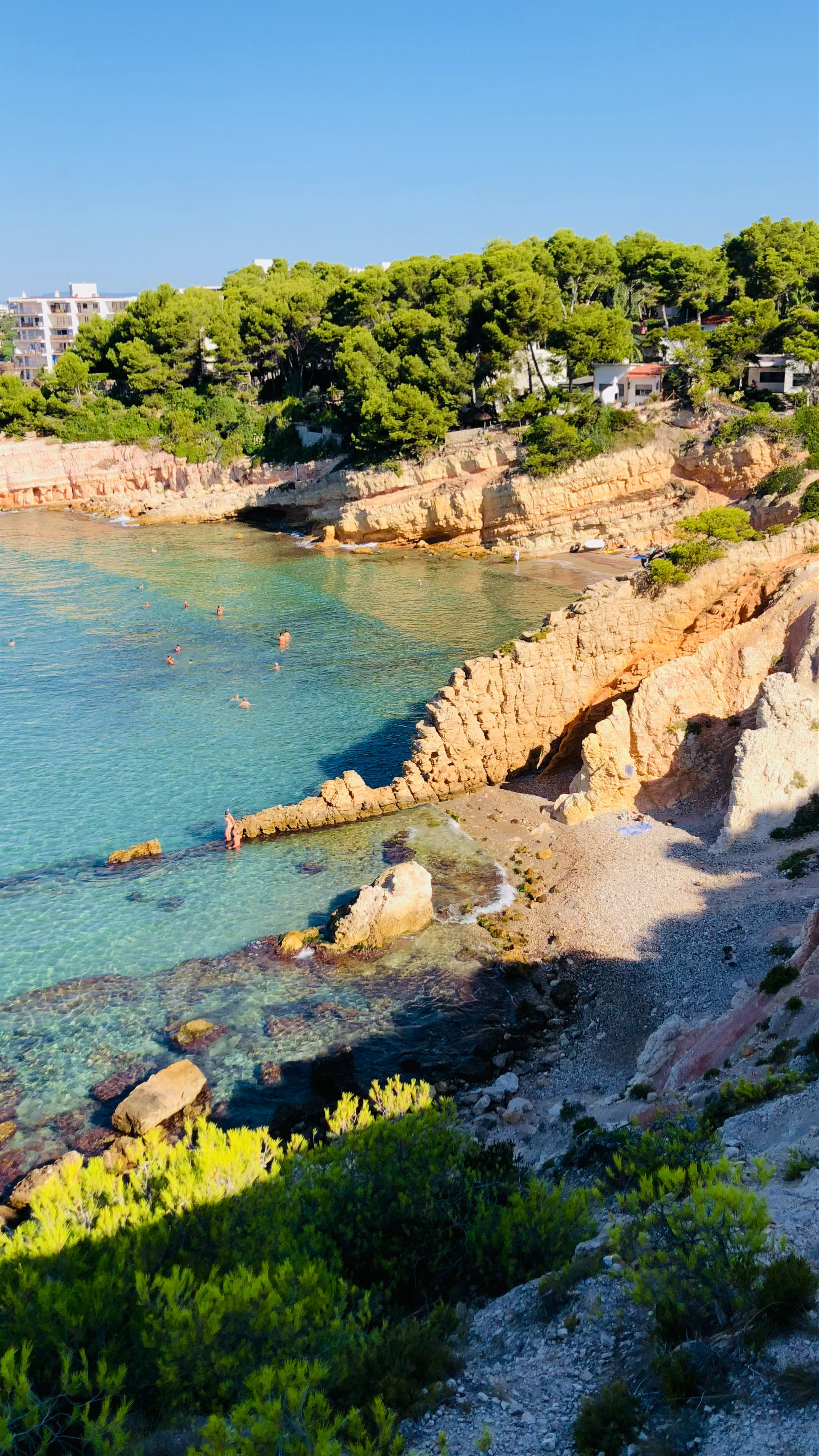 Cap Salou Beach: Crystal Clear Waters and Scenic Mediterranean Escape