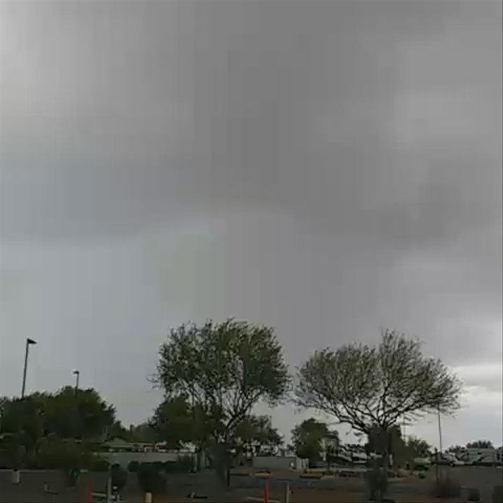 Eagle View RV Resort - Drizzling rain! - RV Parks Near Me - Fort McDowell, Arizona