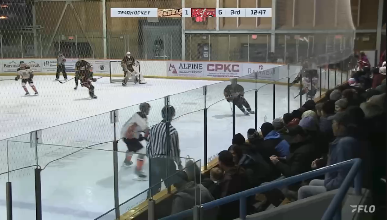 Shot through the screen scoring chance