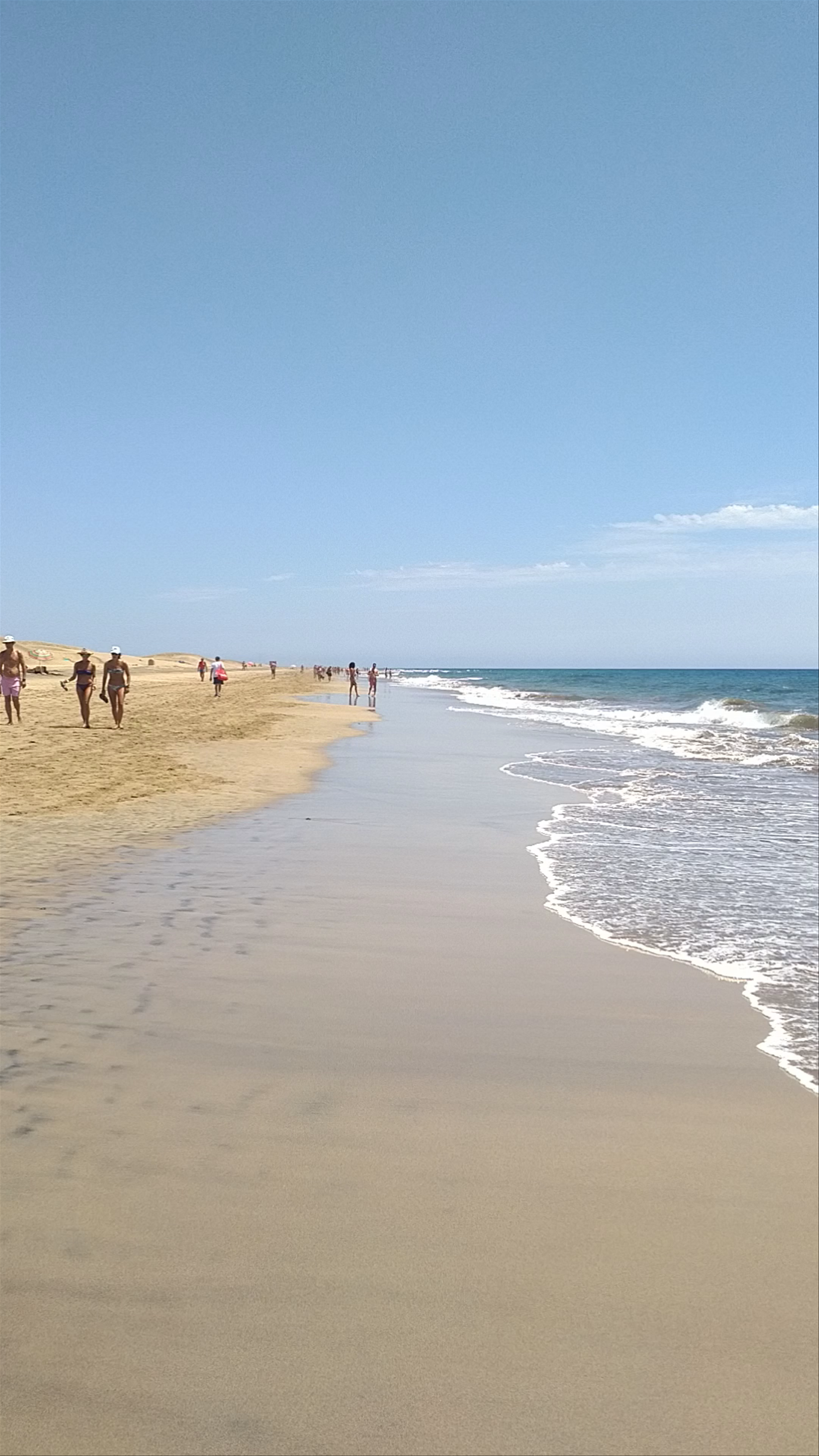 Sun-Kissed Serenity at Playa de Maspalomas, Spain