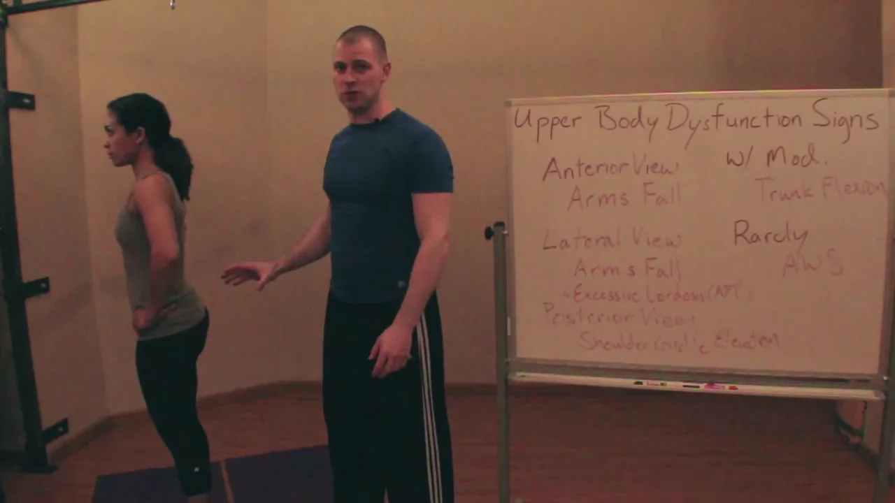 Overhead Squat Assessment 13 - Sign Clusters: Upper Body Dysfunction