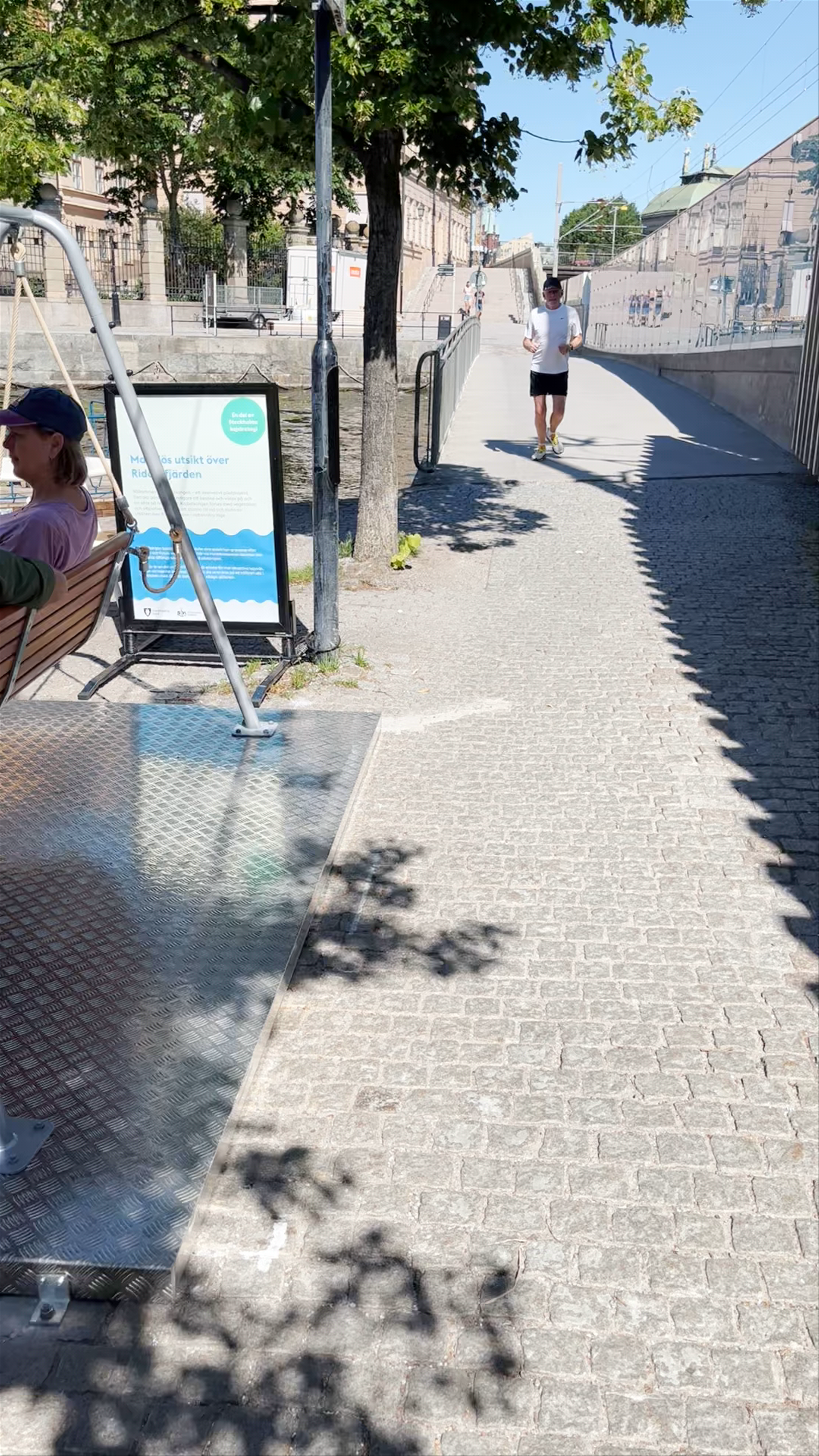 Summer Serenity by Munkbrohamnen Waterfront in Stockholm