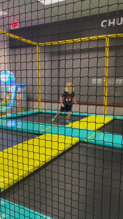 Chuck E. Cheese - The new trampolines - Pizza Near Me - West Melbourne, Florida