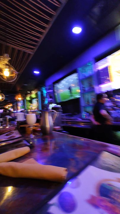 Sabor A Colombia - I was seated at the bar and in this video you can see the drink I ordered called Fresa Strawberry - Steakhouses Near Me - Levittown, New York