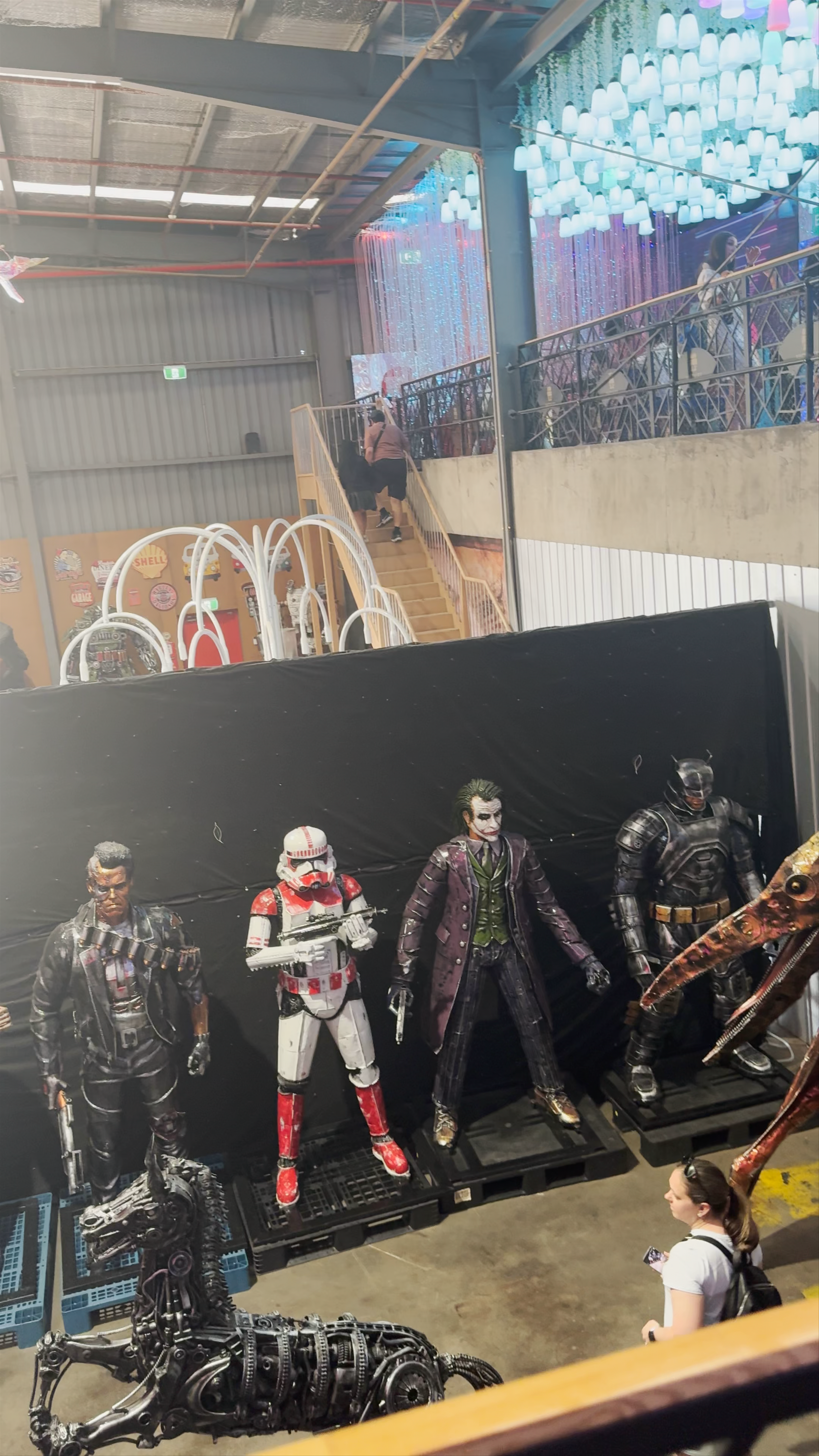 Metartworld: Worlds Largest Indoor Scrap Metal Art Gallery & Starry Sky Exhibition in Port Melbourne
