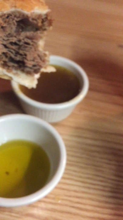Joe's Pizzeria - Double dip in hot oil and gravy - Pizza Near Me - Wheeling, Illinois