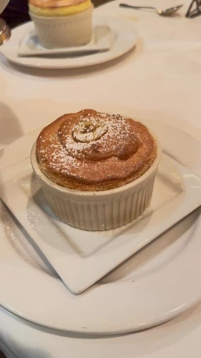 Wally's Desert Turtle - Bananas foster soufflé - Steakhouses Near Me - Rancho Mirage, California