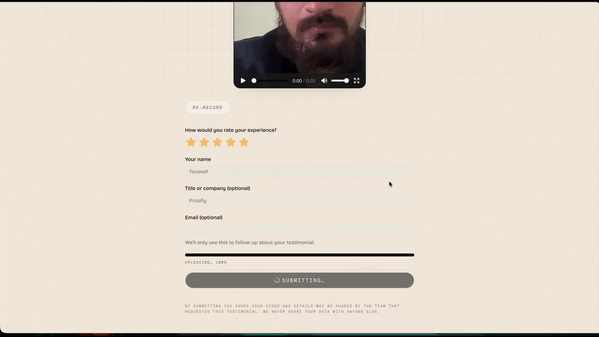 Proofly — Video testimonials image 1