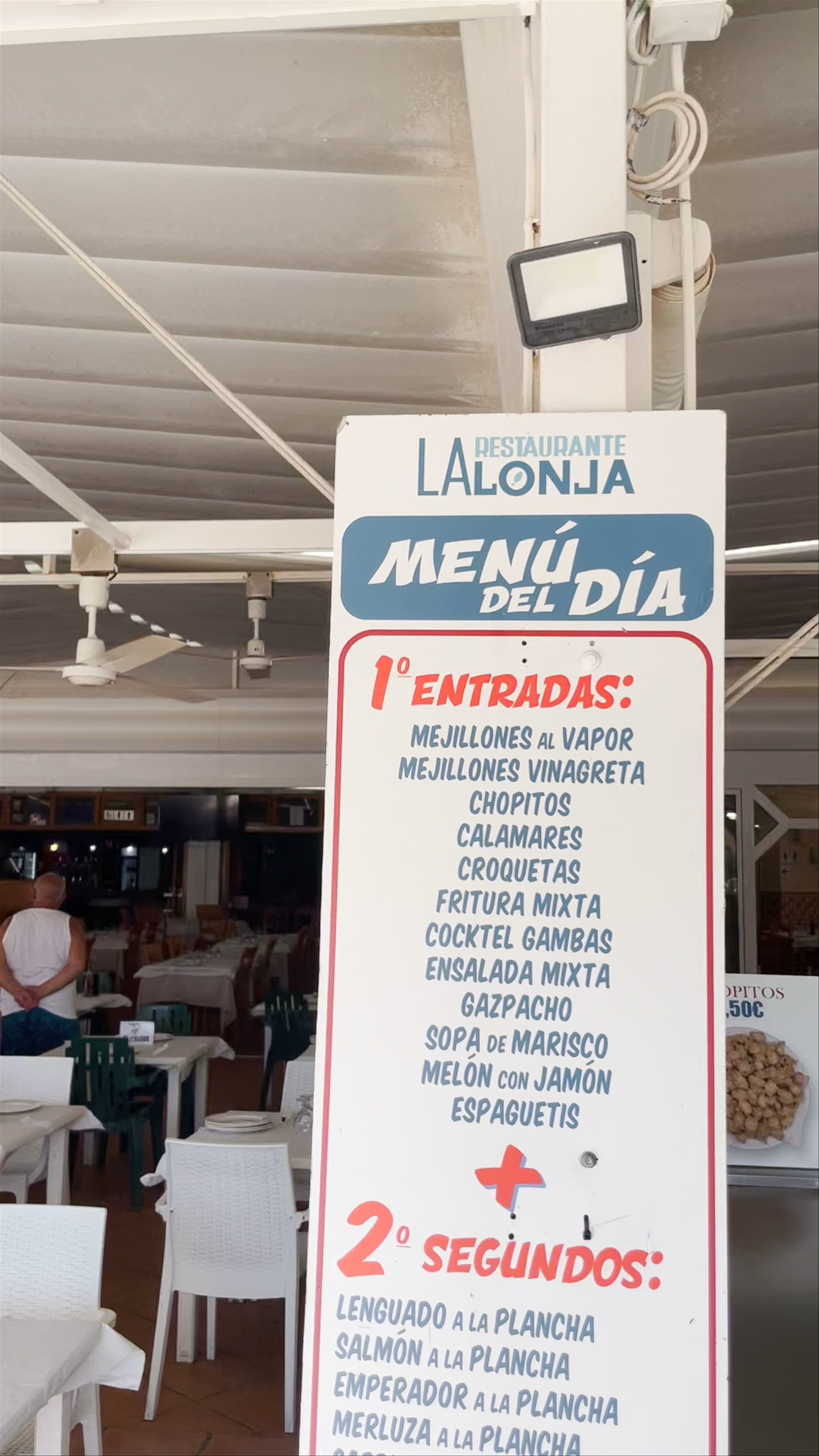 La Lonja Restaurante - Daily Menu in Calpe, Spain