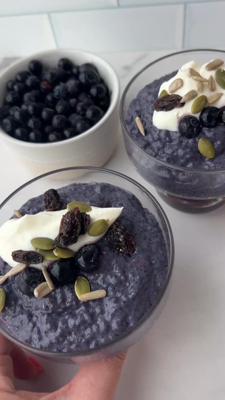 Blueberry Chia Pudding