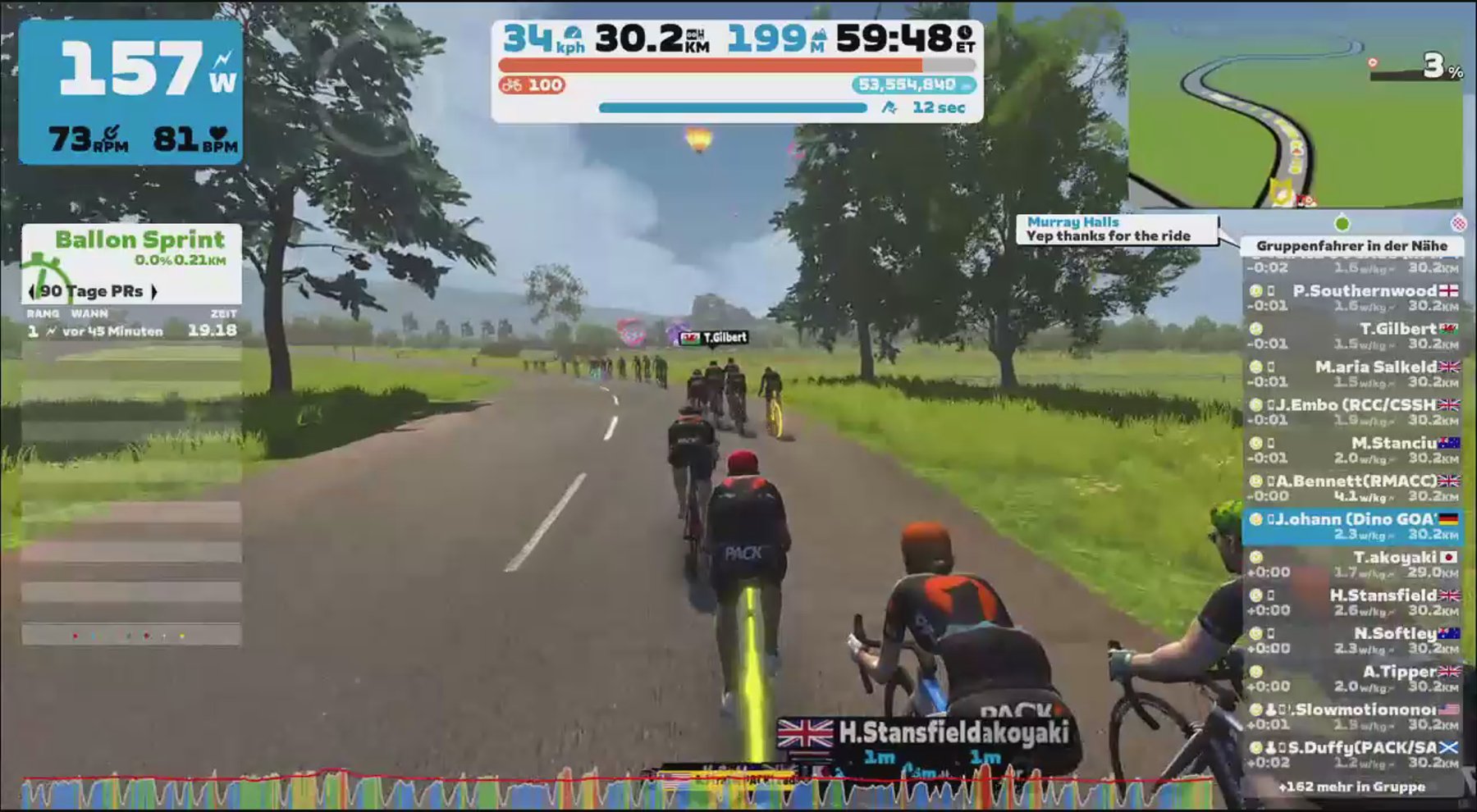 Zwift - Group Ride: PACK SUB2 Weekend Recovery (D) on Douce France in France