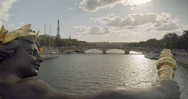 Sculpture on Pont Alexandre III Bridge