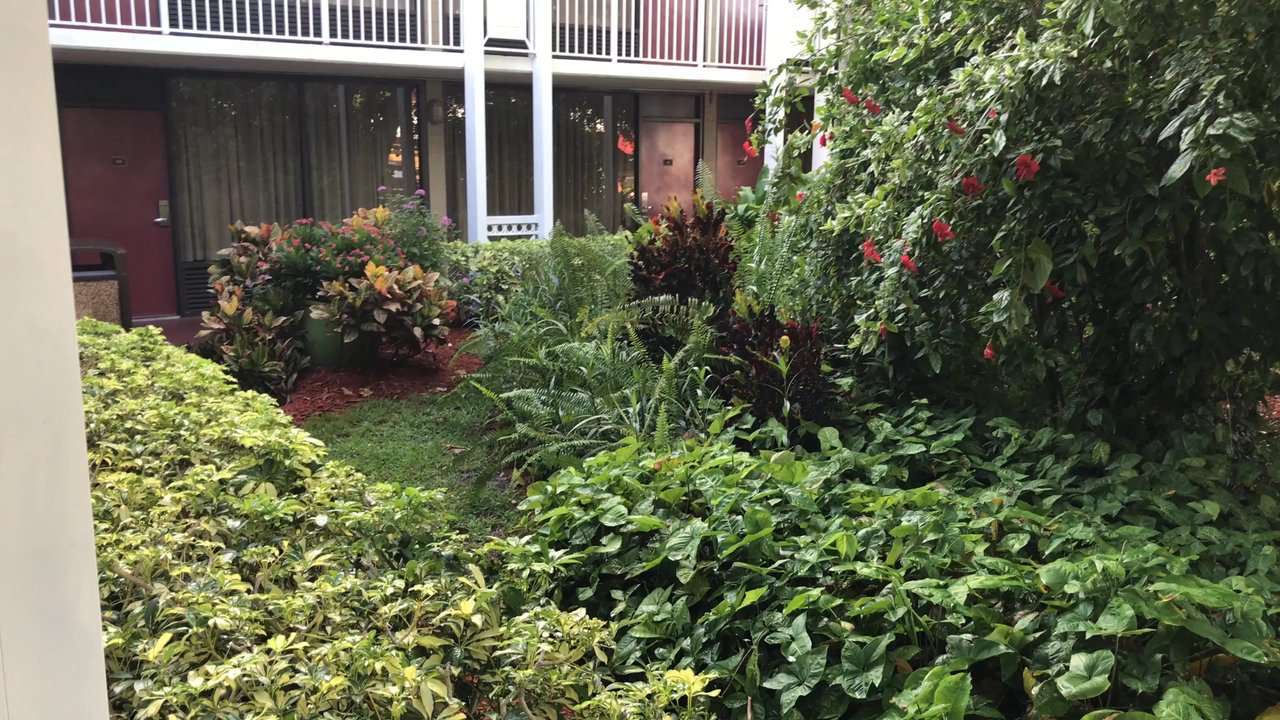 Ramada by Wyndham Naples - One perspective of the courtyard - Hotels Near Me - Naples, Florida