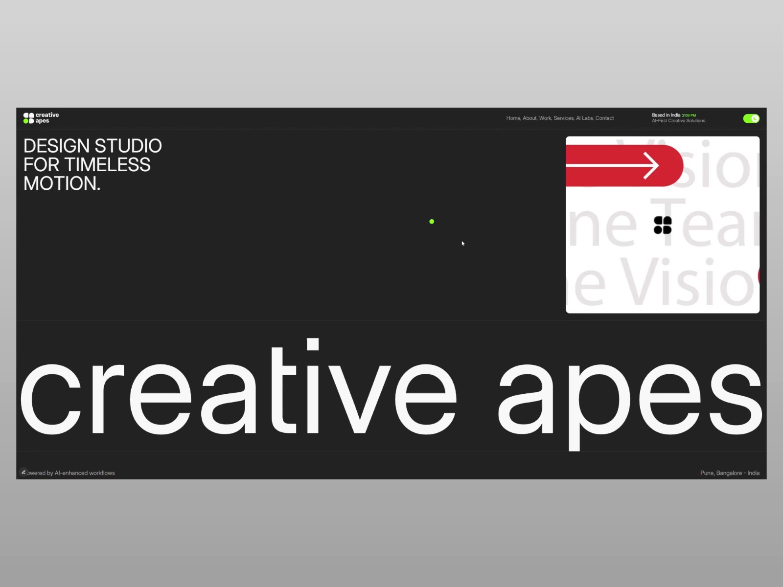 Framer Gallery: Creative Apes