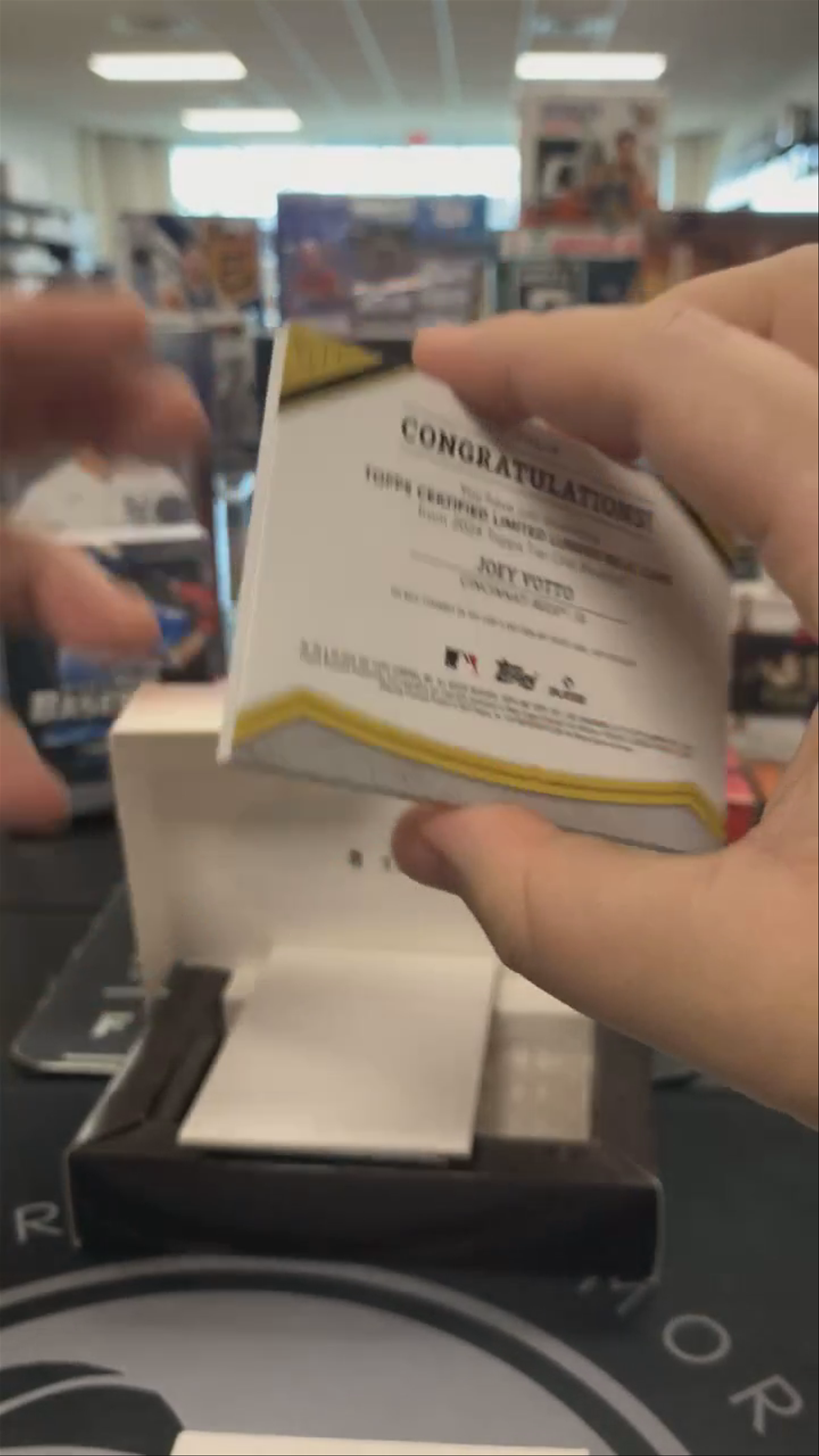 1/1 Joey Votto Lumber Relic Pull!