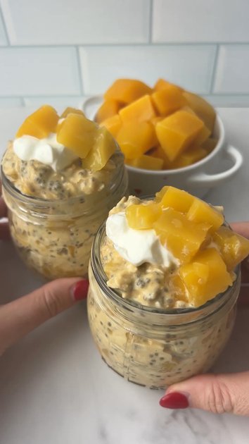 Mango Overnight Oats | alicelovesbreakfast