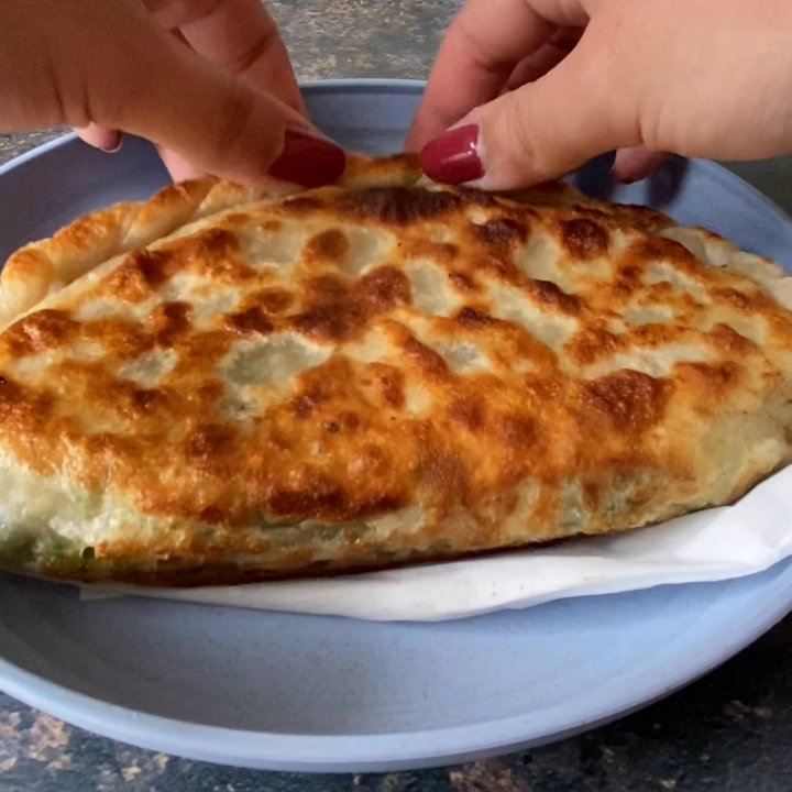 New Lan Zhou Noodle - Chinese Leek Pie @tiffhuangry - Chinese Near Me - Chamblee, Georgia