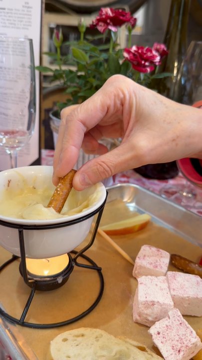 Apolloni Vineyards - Cheese pull! - Wineries Near Me - Forest Grove, Oregon
