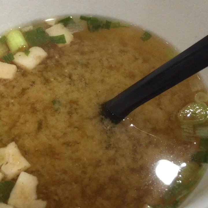 Sarku Japan - Miso soup with rehydrated tofu? - Japanese Near Me - Dulles, Virginia