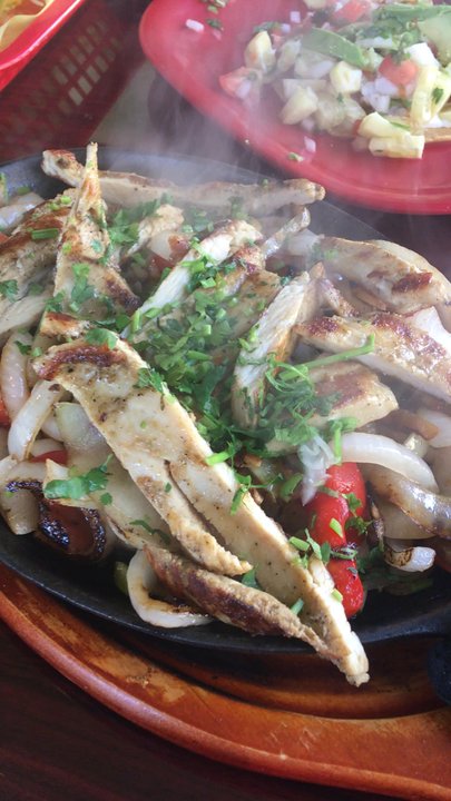 The Original Mr Taco - Sizzling chicken fajitas - Mexican Near Me - Vista, California