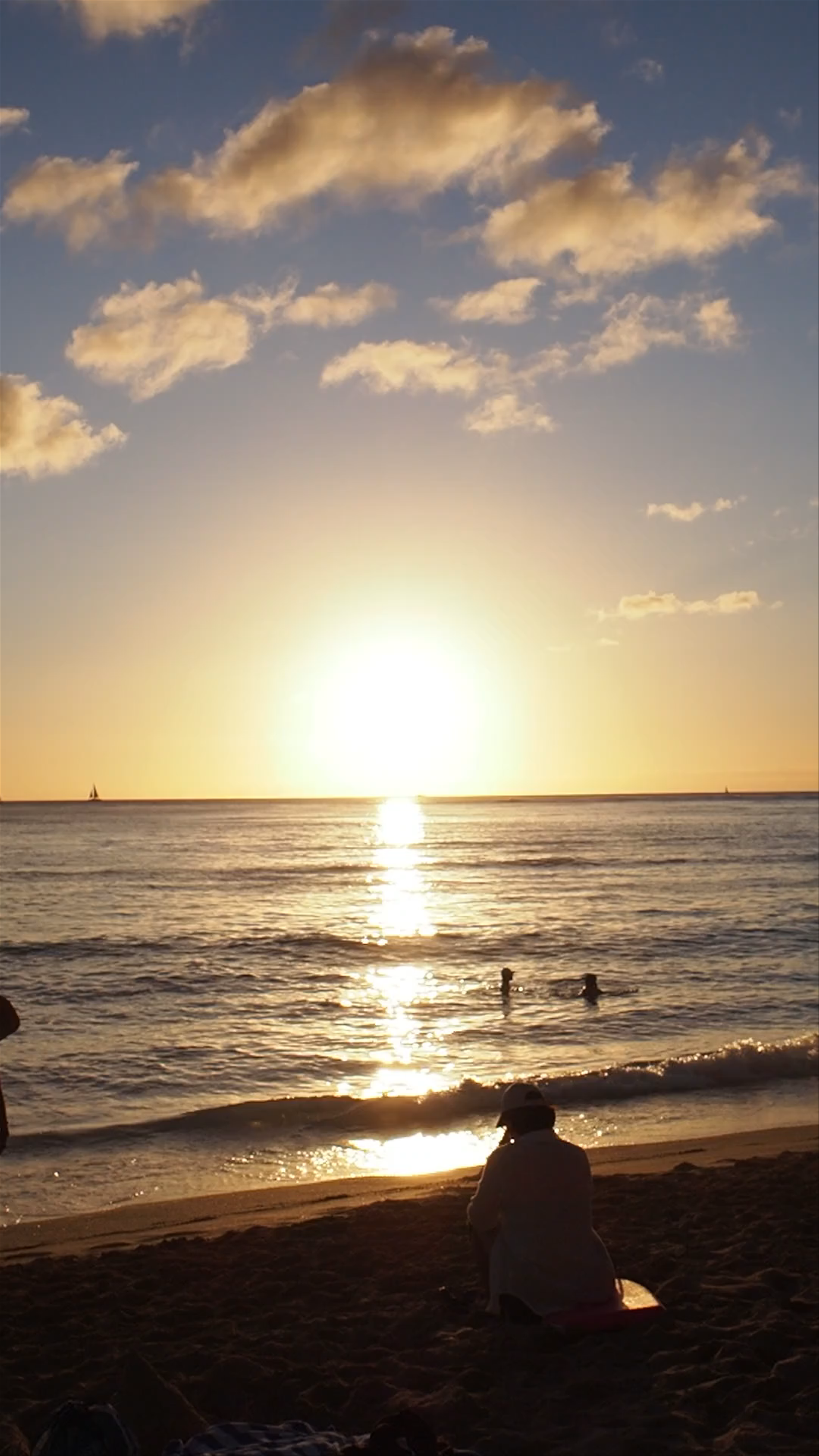 Sunset Serenity at Royal-Moana Beach, Honolulu